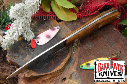 バークリバー バード ＆ トラウト CPM-154 ダークカーリーメイプル - ブラック ライナー #4