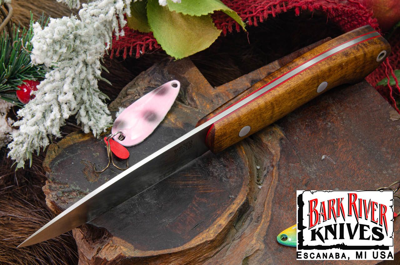 バークリバー バード ＆ トラウト CPM-154 ダークカーリーメイプル - レッドライナー #1