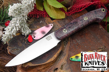 バークリバー バード ＆ トラウト CPM-154 ディープ パープル メイプルバール - モザイクピン #2