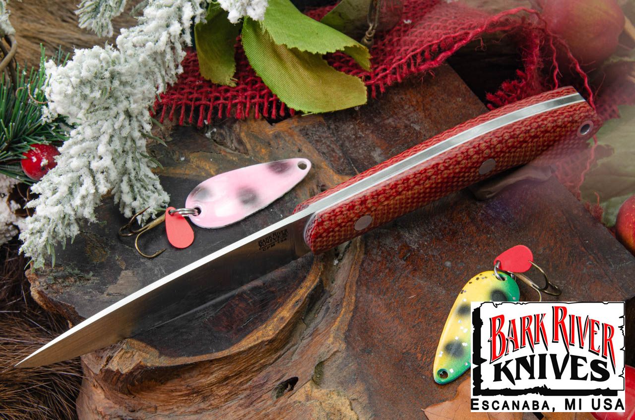 バークリバー バード ＆ トラウト CPM-154 ファイヤードッグキャンバス - ホワイト ライナー