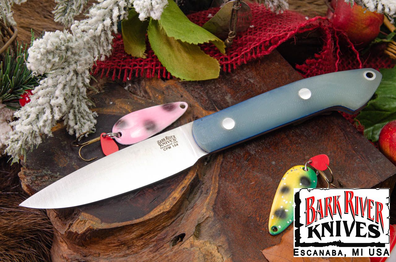 バークリバー バード ＆ トラウト CPM-154 ゴーストグリーンジェイド G-10 - マット - ブルーライナー