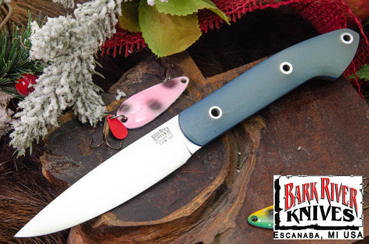 バークリバー バード ＆ トラウト CPM-154 ゴーストグリーンジェイド G-10 - マット - ブルーライナー - ホローピン