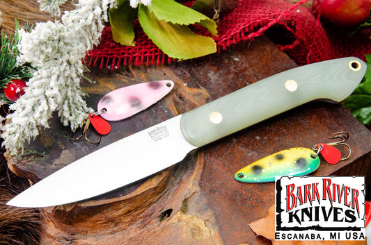 バークリバー バード ＆ トラウト CPM-154 ゴーストグリーンジェイド G-10 - マット - ブラスピン