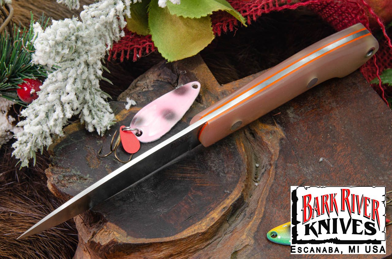 バークリバー バード ＆ トラウト CPM-154 ゴーストグリーンジェイド G-10 - オレンジライナー