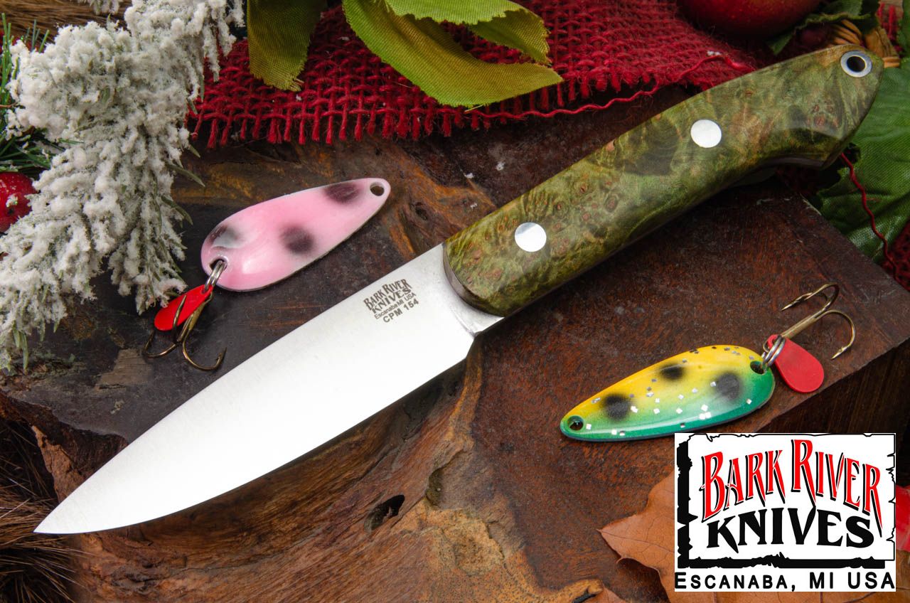 バークリバー バード ＆ トラウト CPM-154 グリーン ＆ ゴールド メイプルバール #1