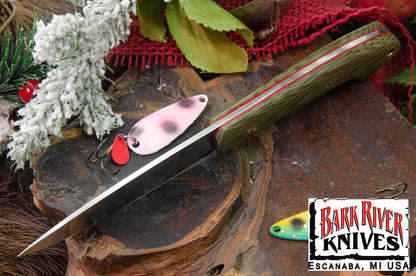 バークリバー バード ＆ トラウト CPM-154 グリーン キャンバス マイカルタ - レッドライナー - モザイクピン