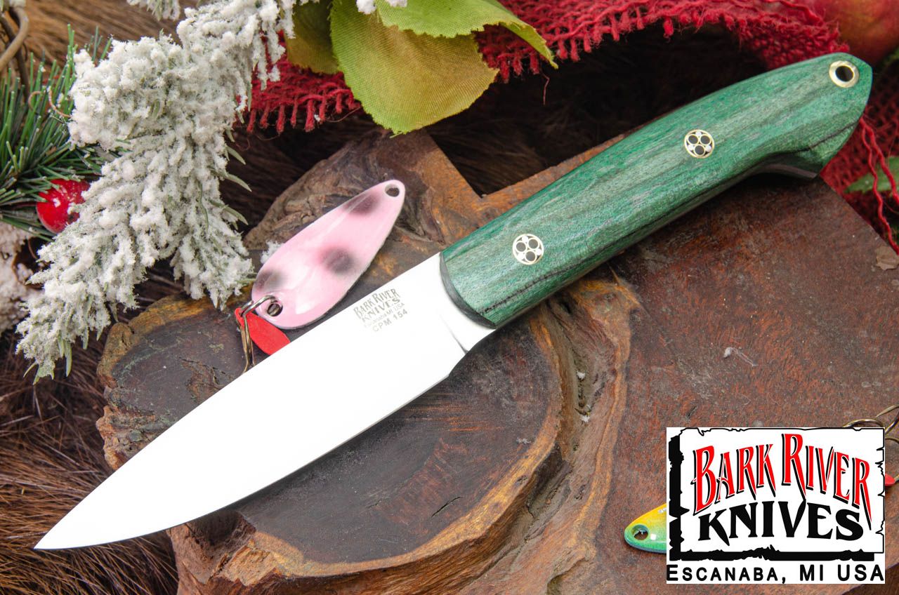 バークリバー バード ＆ トラウト CPM-154 グリーン スパルテッド メイプル - モザイクピン #2