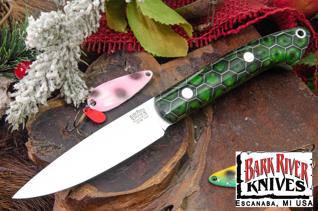 バークリバー バード ＆ トラウト CPM-154 ハルク ケージ ブードゥー レジン - ライムグリーンライナー #1