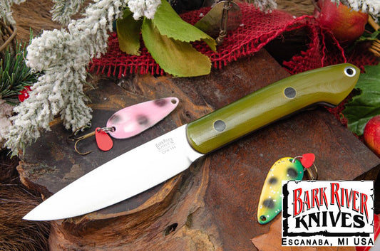 バークリバー バード ＆ トラウト CPM-154 ラガー G-10 - ブラック ライナー ＆ ピン