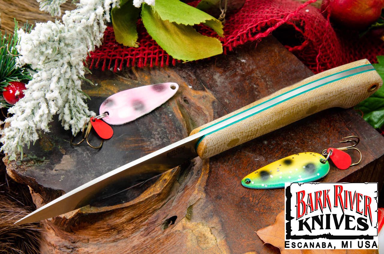 バークリバー バード ＆ トラウト CPM-154 ナチュラル キャンバス マイカルタ - マット - グリーンライナー - ブラスピン