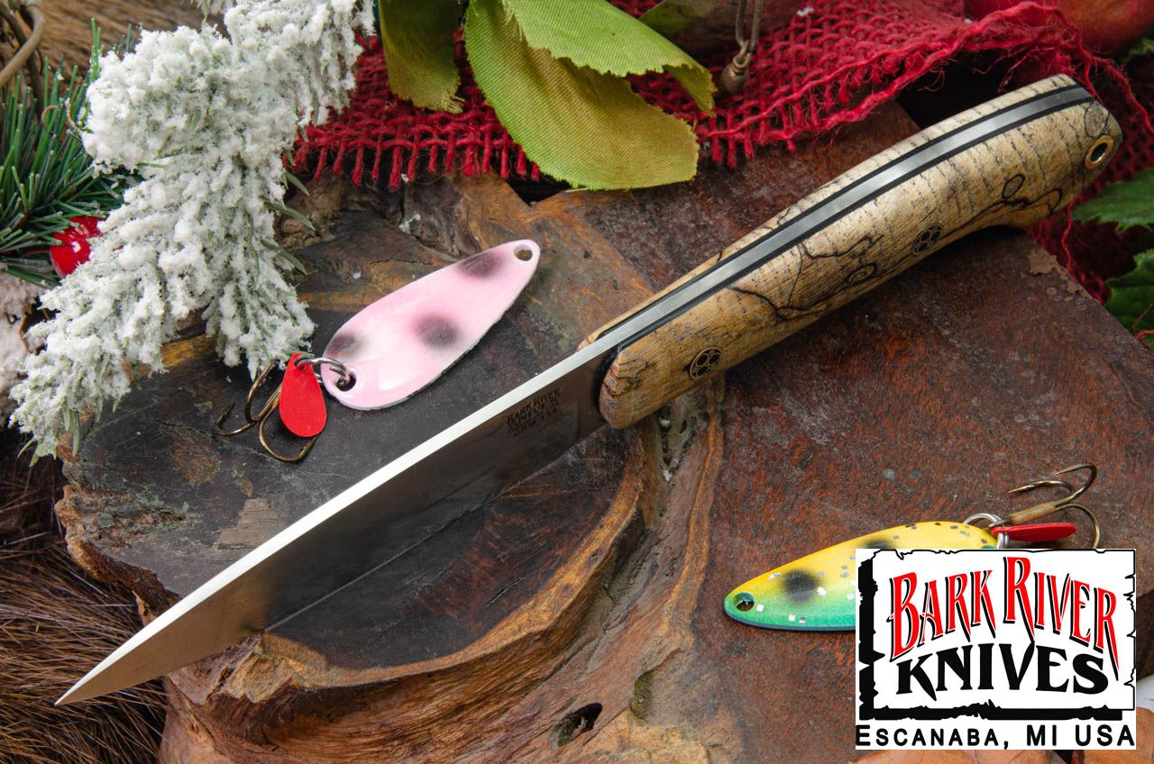 バークリバー バード ＆ トラウト CPM-154 ナチュラル スパルテッド メイプル - ブラック ライナー - モザイクピン #2