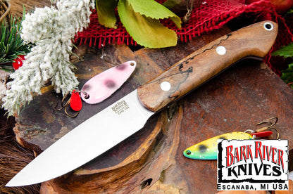 バークリバー バード ＆ トラウト CPM-154 ナチュラル スパルテッド メイプル - ブラック ライナー #1