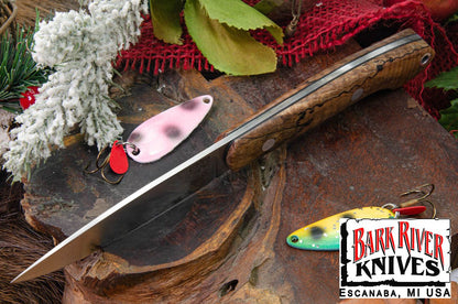 バークリバー バード ＆ トラウト CPM-154 ナチュラル スパルテッド メイプル - ブラック ライナー #1