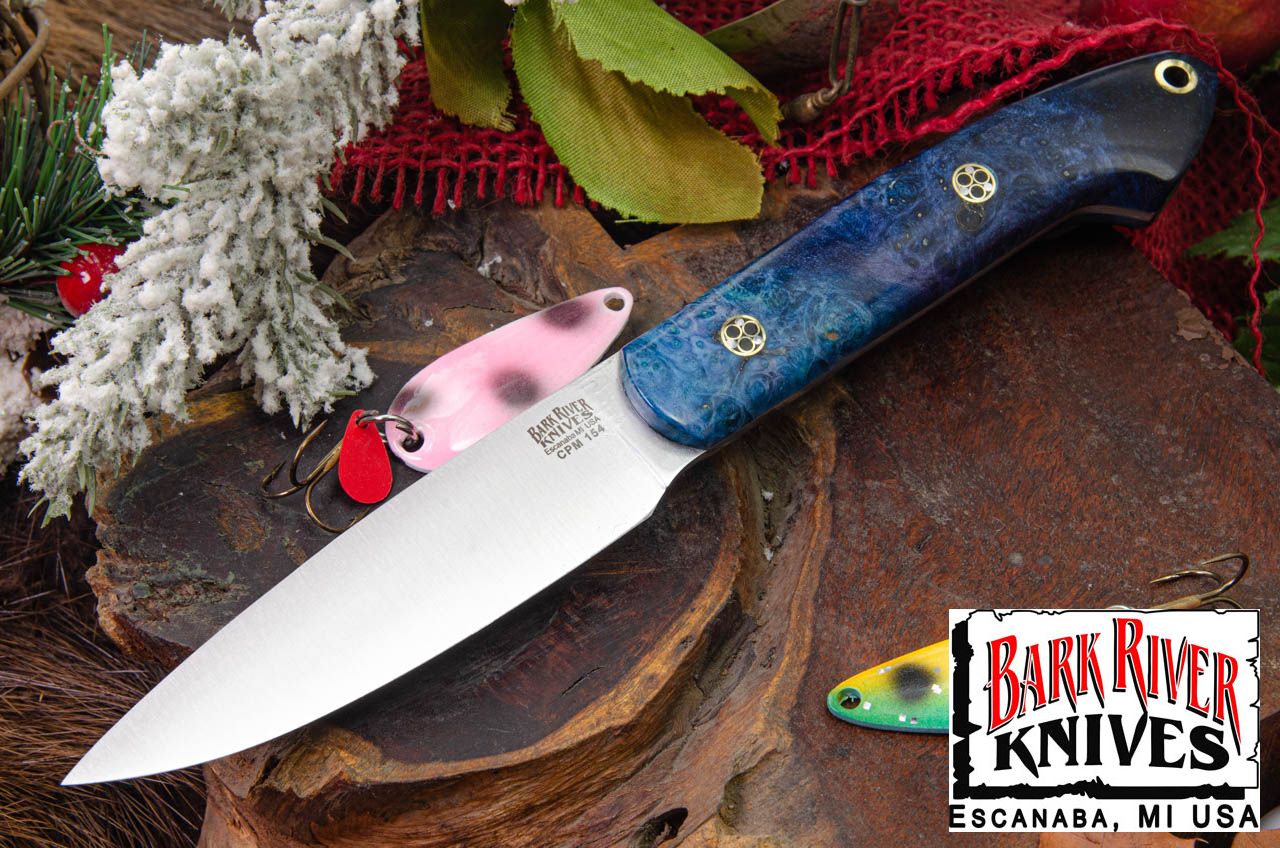 バークリバー バード ＆ トラウト CPM-154 ネイビ ブルー メイプルバール - モザイクピン