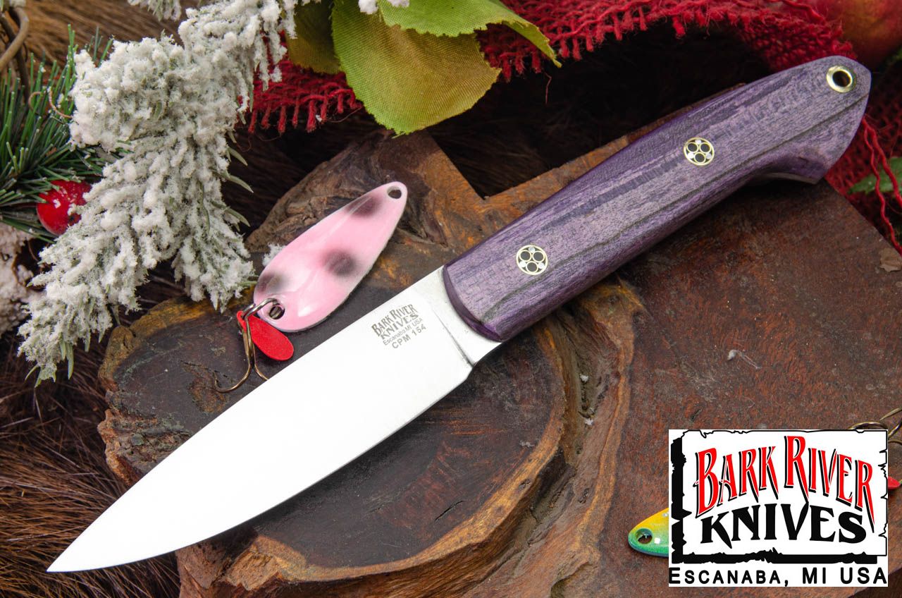 バークリバー バード ＆ トラウト CPM-154 パープル スパルテッド メイプル - モザイクピン #2