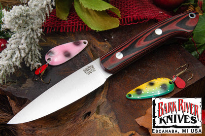 バークリバー バード ＆ トラウト CPM-154 レッド ＆ ブラックリネンマイカルタ