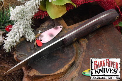 バークリバー バード ＆ トラウト CPM-154 レッド ＆ ブラック シュアタッチ - マット - シック レッドライナー - モザイクピン