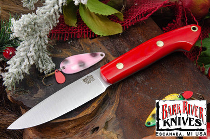 バークリバー バード ＆ トラウト CPM-154 レッド G-10 - ブラスピン