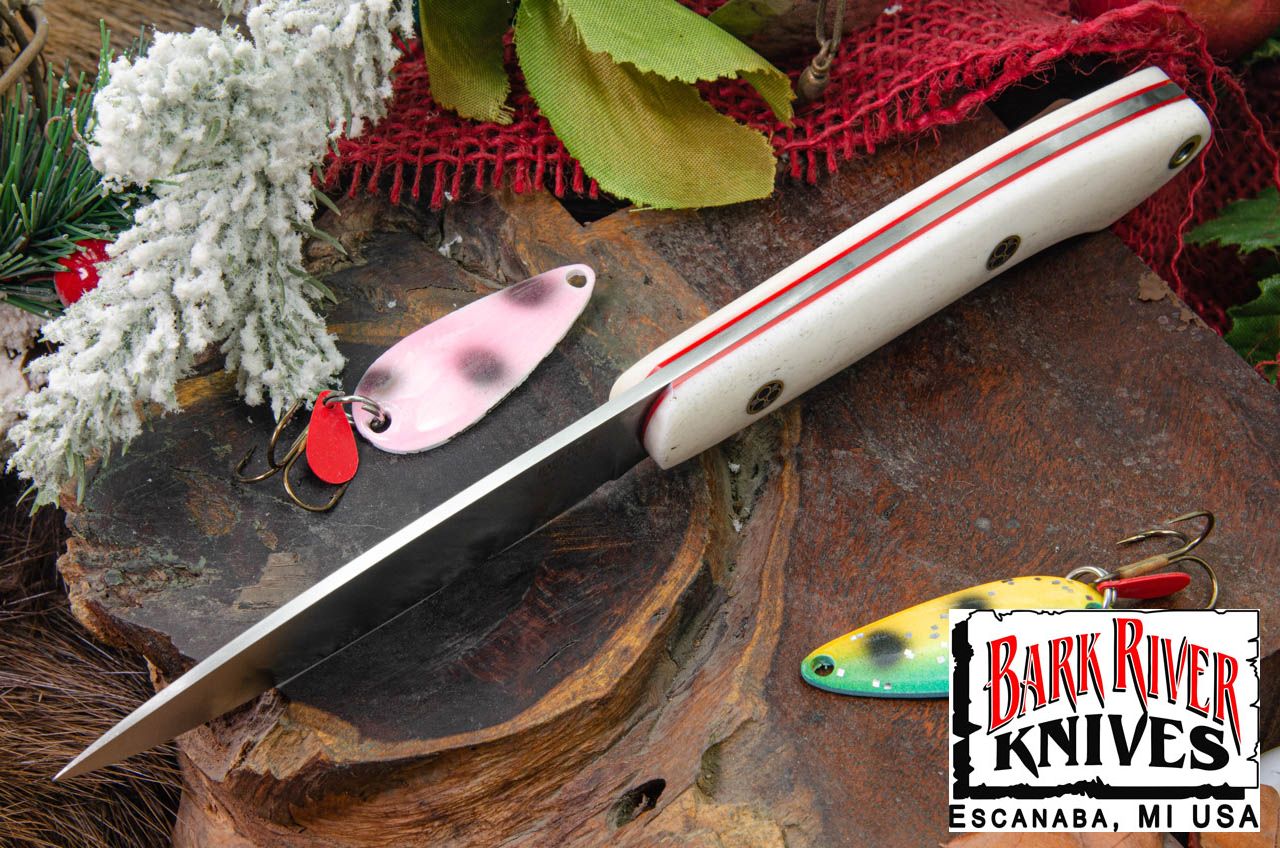 バークリバー バード ＆ トラウト CPM-154 スムース ボーン - レッドライナー - モザイクピン #1