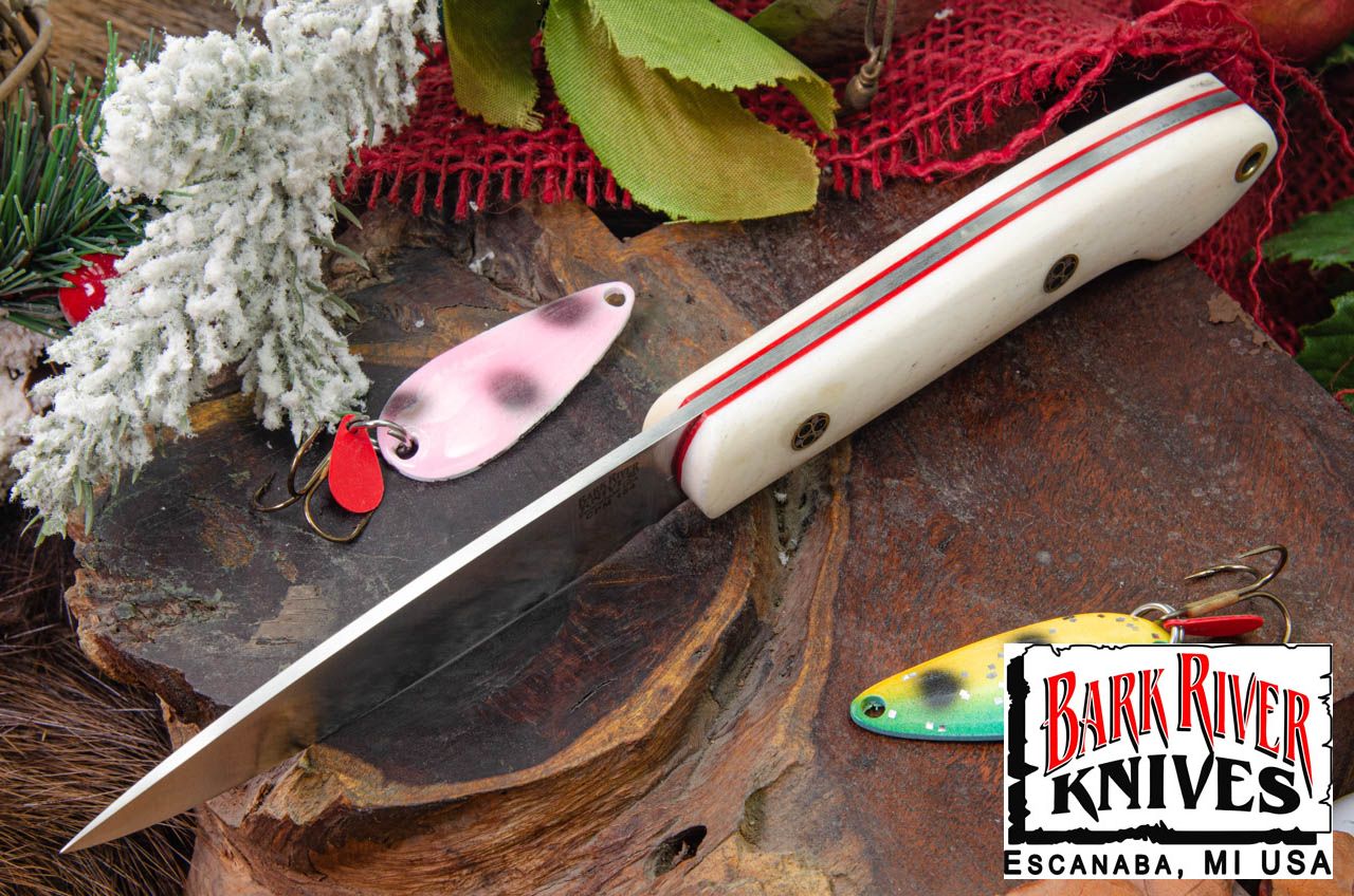 バークリバー バード ＆ トラウト CPM-154 スムース ボーン - レッドライナー - モザイクピン #4