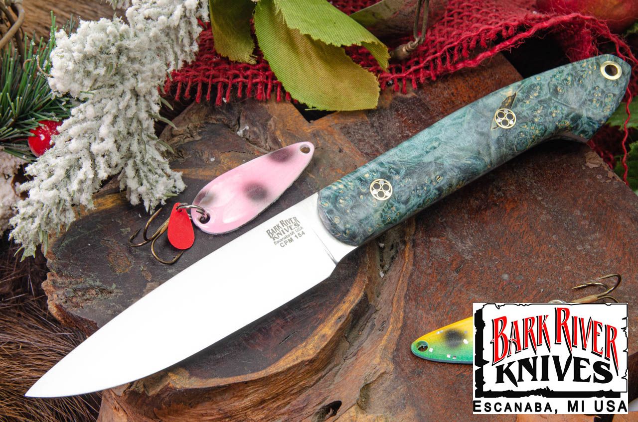 バークリバー バード ＆ トラウト CPM-154 ティール メイプルバール - モザイクピン #2