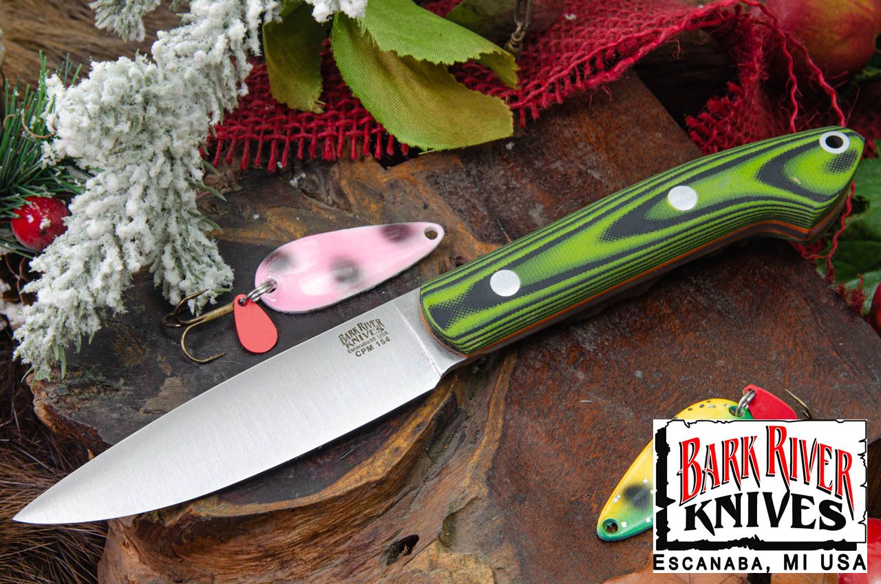 バークリバー バード ＆ トラウト CPM-154 トキシック ＆ ブラック シュアタッチ - マット - オレンジライナー