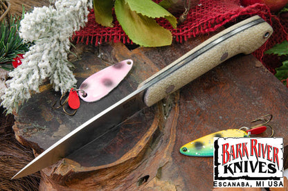 バークリバー バード ＆ トラウト CPM-154 ヴィンテージ ボーン バーラップ - ブラック ライナー