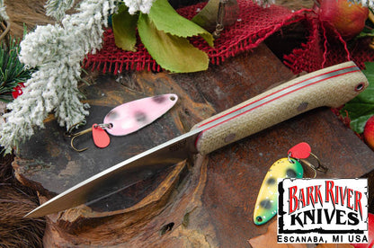 バークリバー バード ＆ トラウト CPM-154 ヴィンテージ ボーン バーラップ - レッドライナー