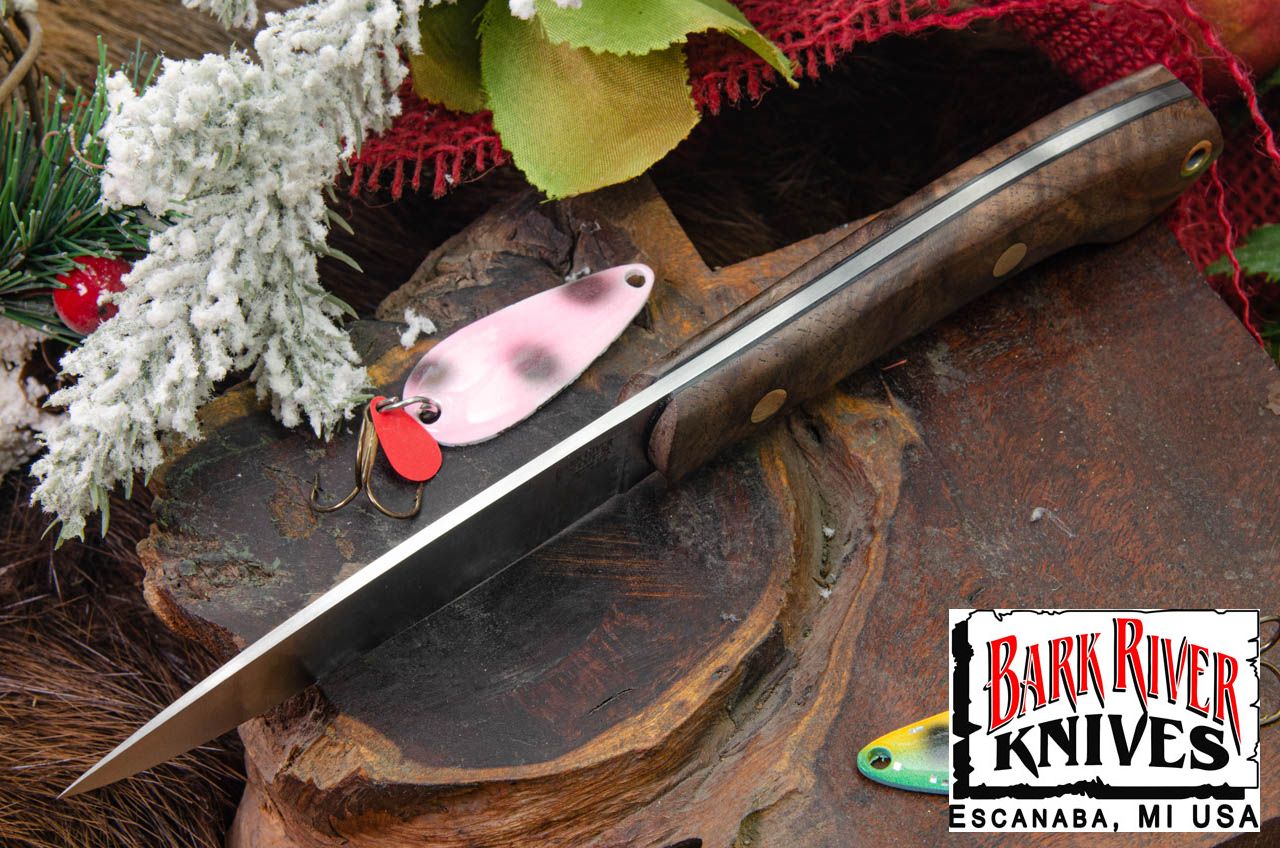 バークリバー バード ＆ トラウト CPM-154 ウォールナットバール - ブラック ライナー - ブラスピン #1