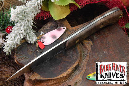 バークリバー バード ＆ トラウト CPM-154 ウォールナットバール - ブラック ライナー - ブラスピン #1