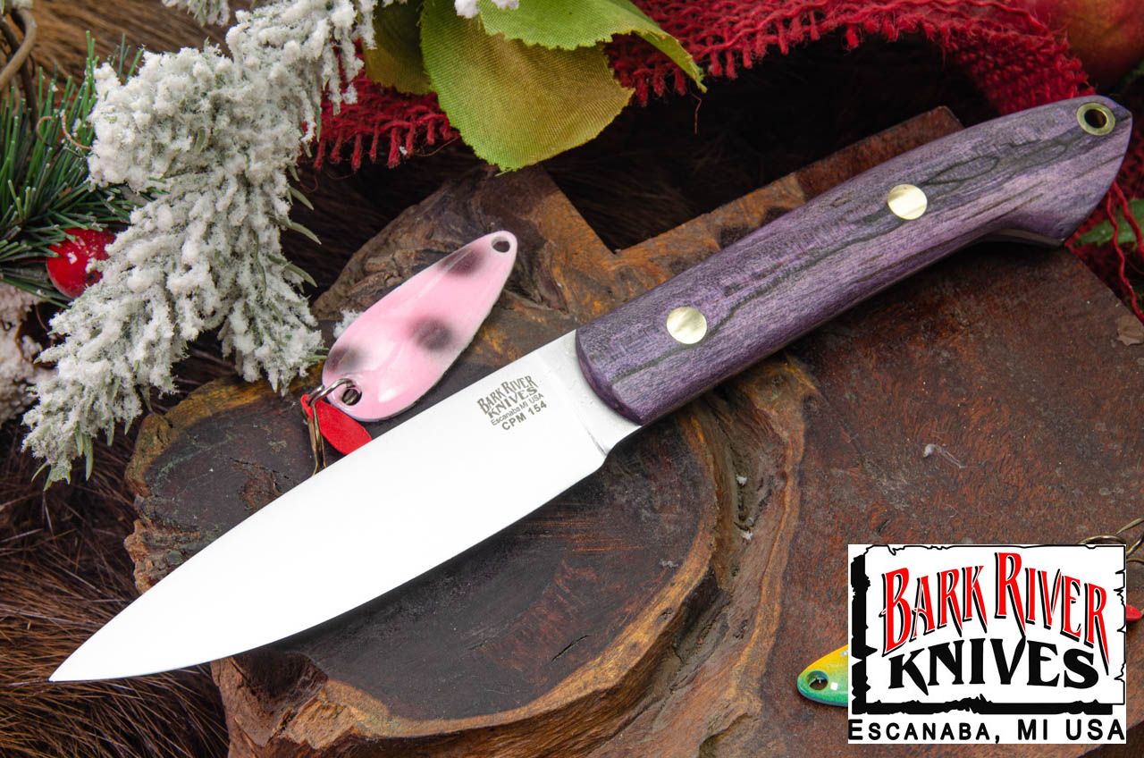 バークリバー バード ＆ トラウト CPM-154 パープル スパルテッド メイプルバール - ブラスピン #1