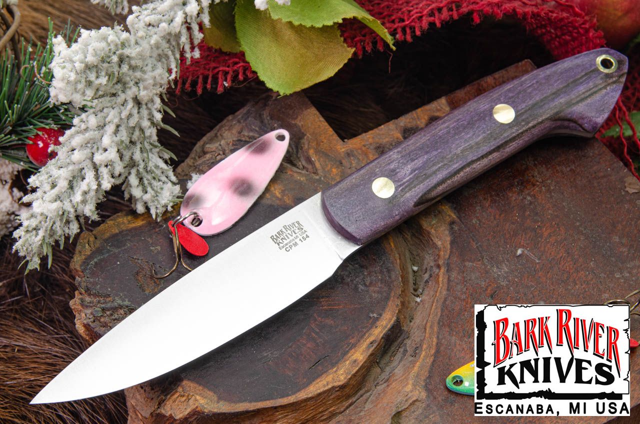 バークリバー バード ＆ トラウト CPM-154 パープル スパルテッド メイプルバール - ブラスピン #2