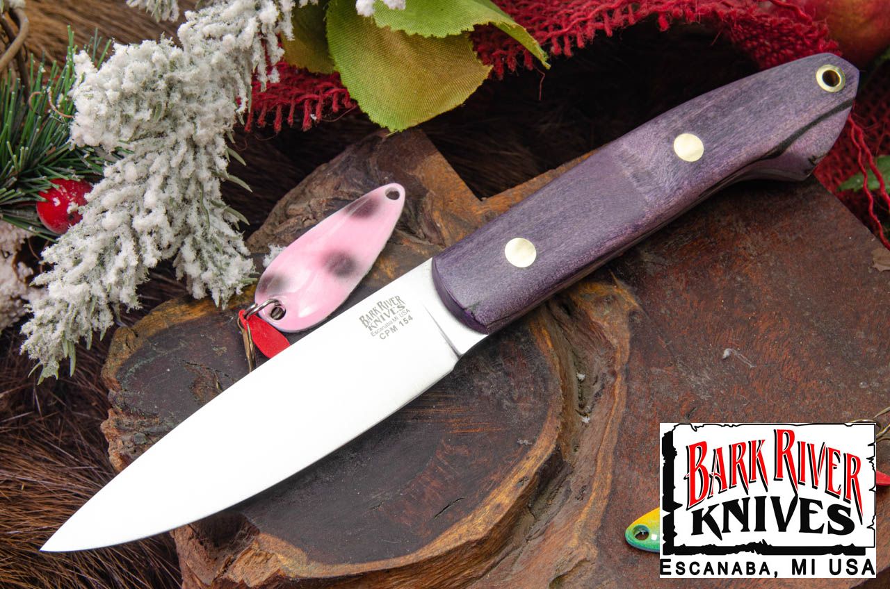 バークリバー バード ＆ トラウト CPM-154 パープル スパルテッド メイプルバール - ブラスピン #3