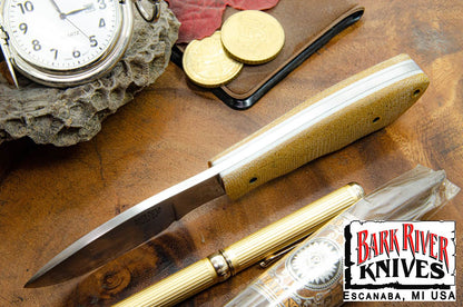 バークリバー ミニ カナディアン 3V ナチュラル キャンバス マイカルタ - シック ホワイト ライナー - ホロー ブラスピン