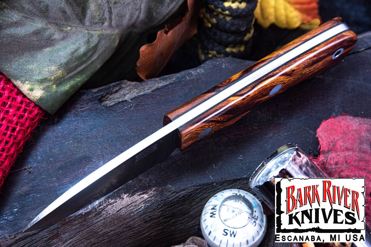 バークリバー PSK EDC MagnaCut デザートアイアンウッドバール - ブラック ライナー #1