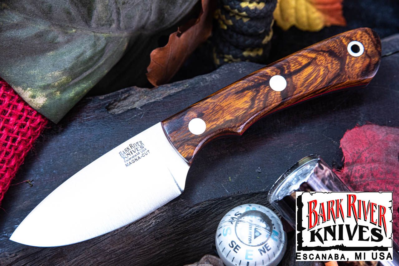 バークリバー PSK EDC MagnaCut デザートアイアンウッドバール - レッドライナー #1