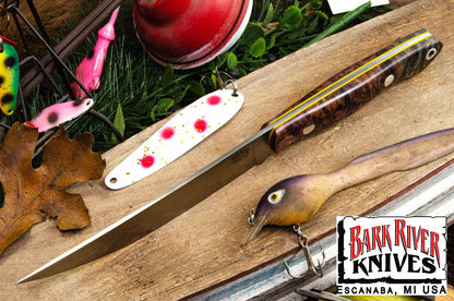 バークリバー ミニ カラハリスポーツマン CPM-154 チェリー ＆ グリーン メイプルバール - イエローライナー