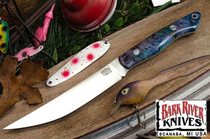 バークリバー ミニ カラハリスポーツマン CPM-154 パープル ＆ ブルー メイプルバール - ホワイト ライナー