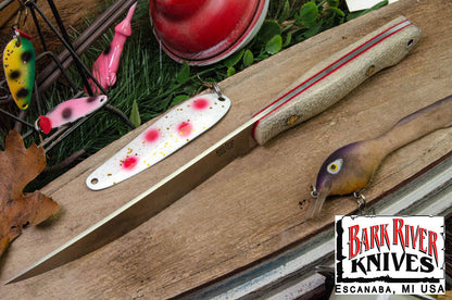 バークリバー ミニ カラハリスポーツマン CPM-154 ヴィンテージ ボーン バーラップ - レッドライナー - モザイクピン